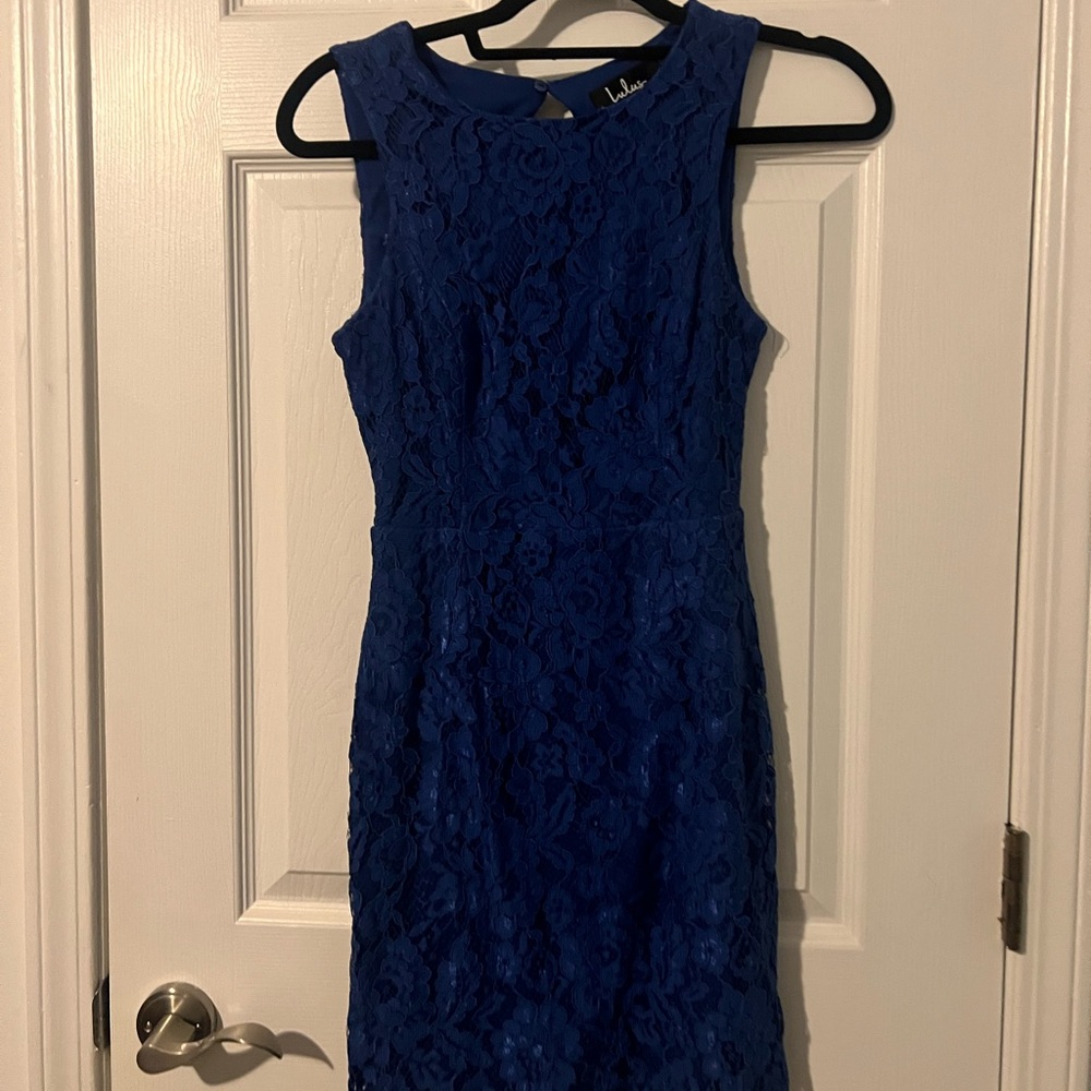 Lulus blue dress